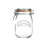 Kilner Round Clip Top Jar for Canning and Food Storage, 34 Ounce