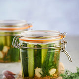 Kilner Round Clip Top Jar for Canning and Food Storage, 51 Ounce