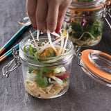 Kilner Round Clip Top Jar for Canning and Food Storage, 51 Ounce