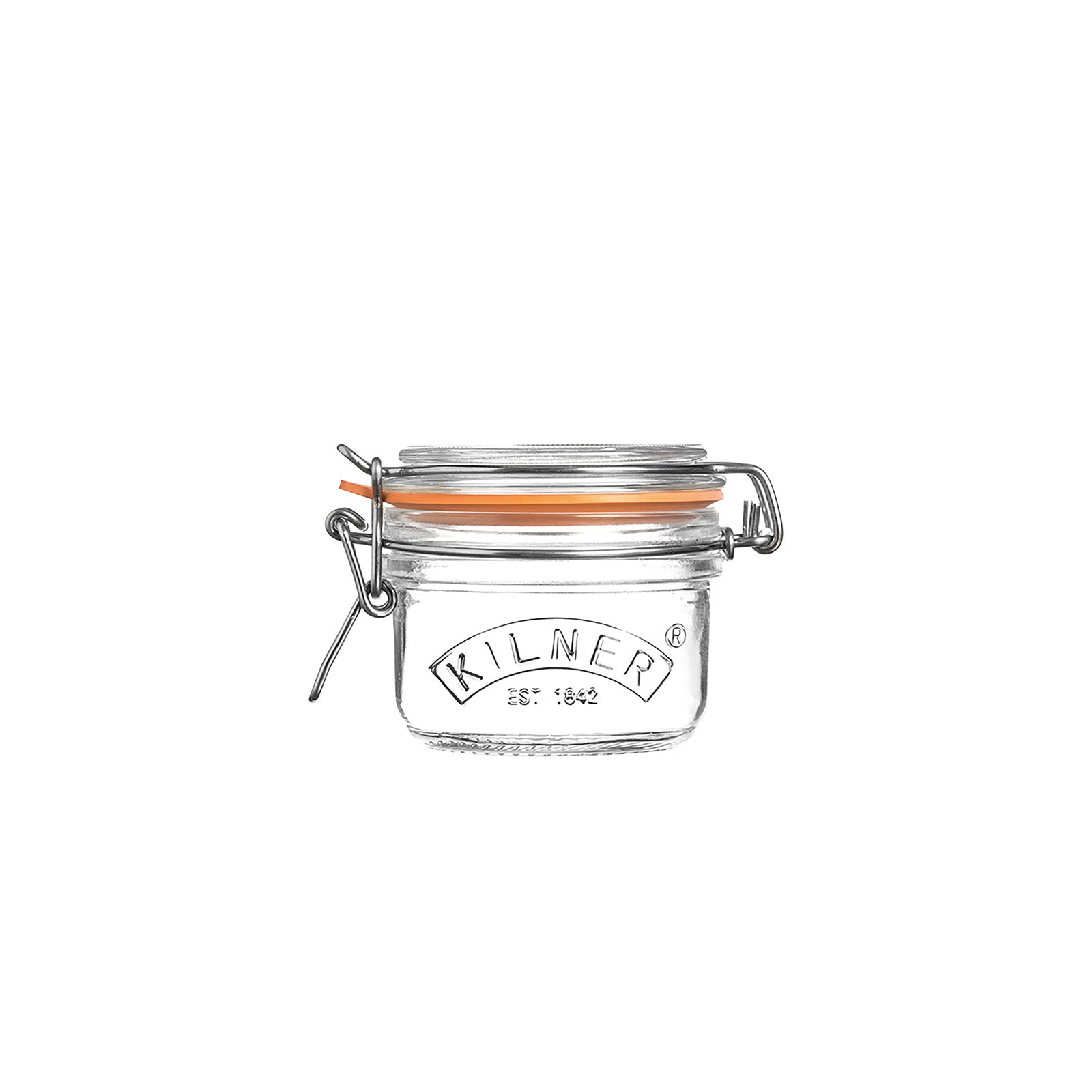 Kilner Round Clip Top Jar for Canning and Food Storage, 4 Ounce