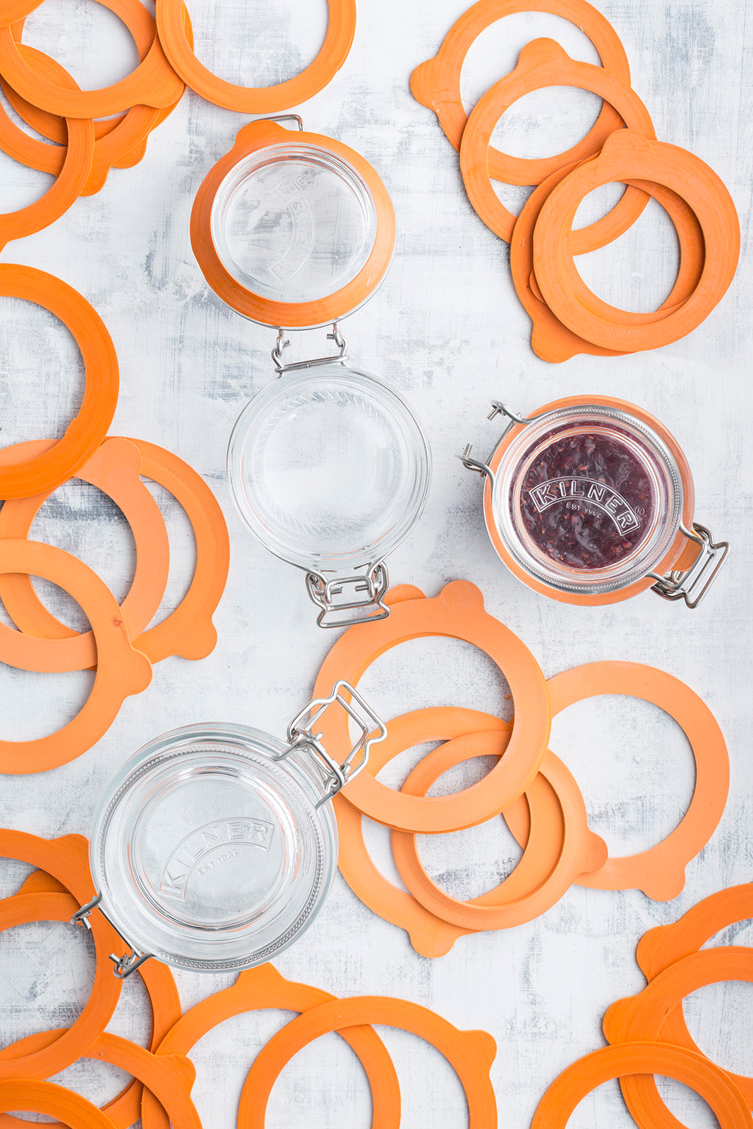 Kilner Rubber Seals for 4 Ounce Clip Top Jars, Set of 6