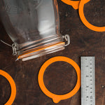 Kilner Rubber Seals for 102 Ounce Clip Top Jars, Set of 6
