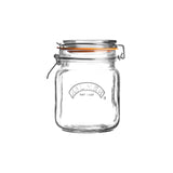 Kilner Square Clip Top Jar for Canning and Food Storage, 34 Ounce