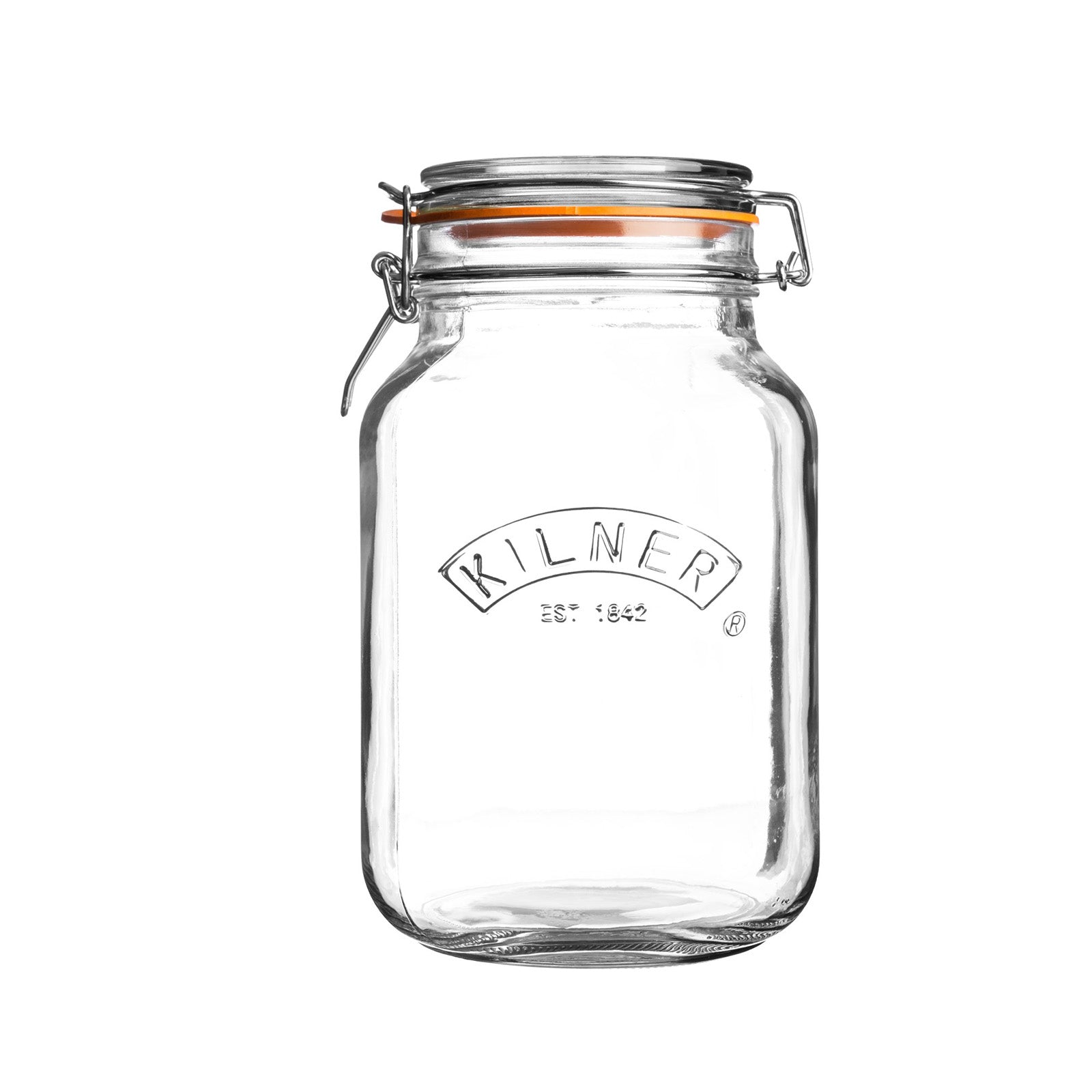 Kilner Square Clip Top Jar for Canning and Food Storage