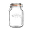 Kilner Square Clip Top Jar for Canning and Food Storage, 68 Ounce