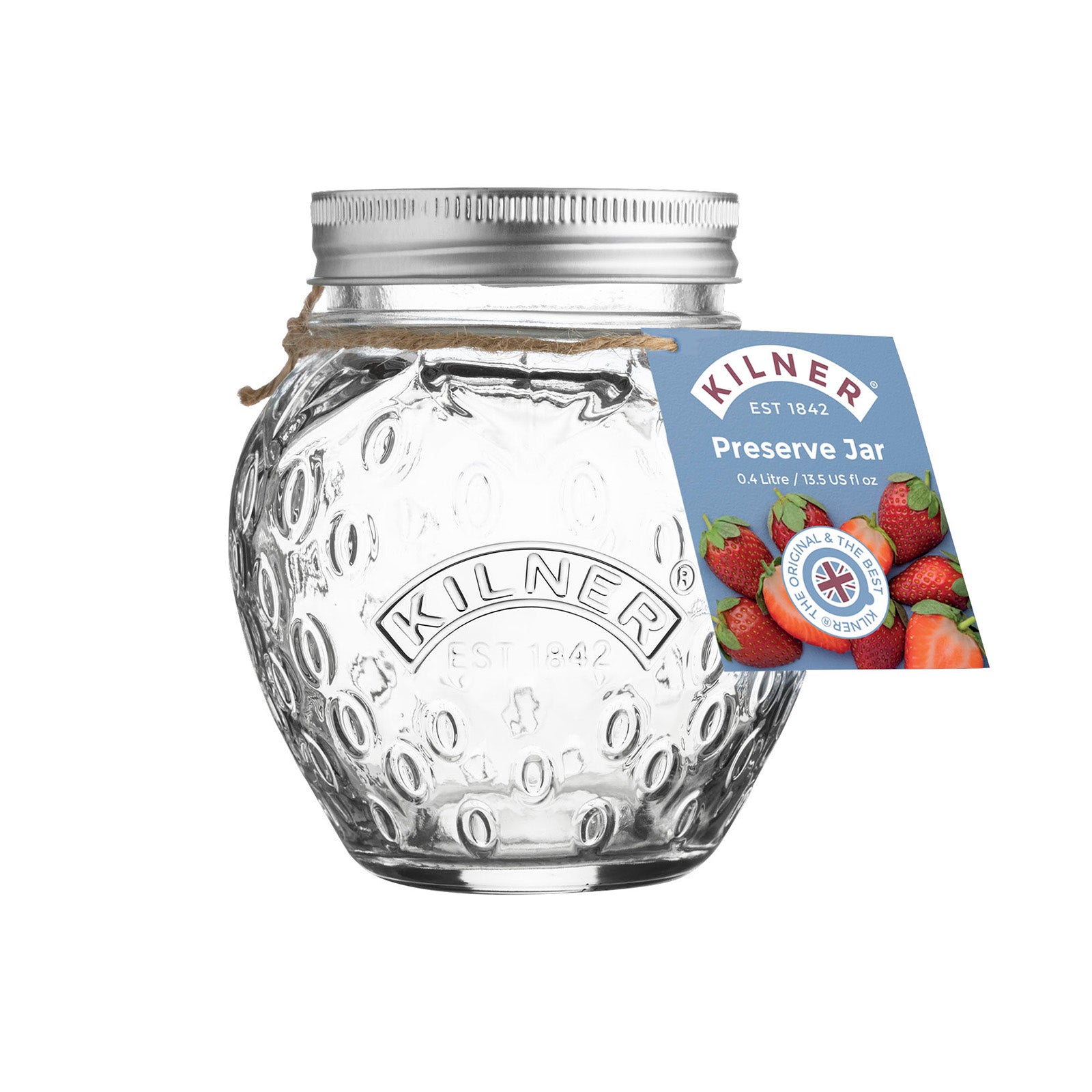 Kilner Strawberry Fruit Jar, 13.5 Ounce
