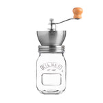 Kilner Coffee Grinder Set, Manual Grinder with Glass Storage Jar