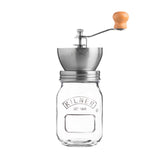 Kilner Coffee Grinder Set, Manual Grinder with Glass Storage Jar