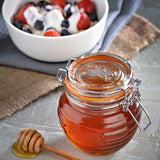 Kilner Honey Pot with Beechwood Dipper, 13.5 Ounce