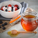 Kilner Honey Pot with Beechwood Dipper, 13.5 Ounce