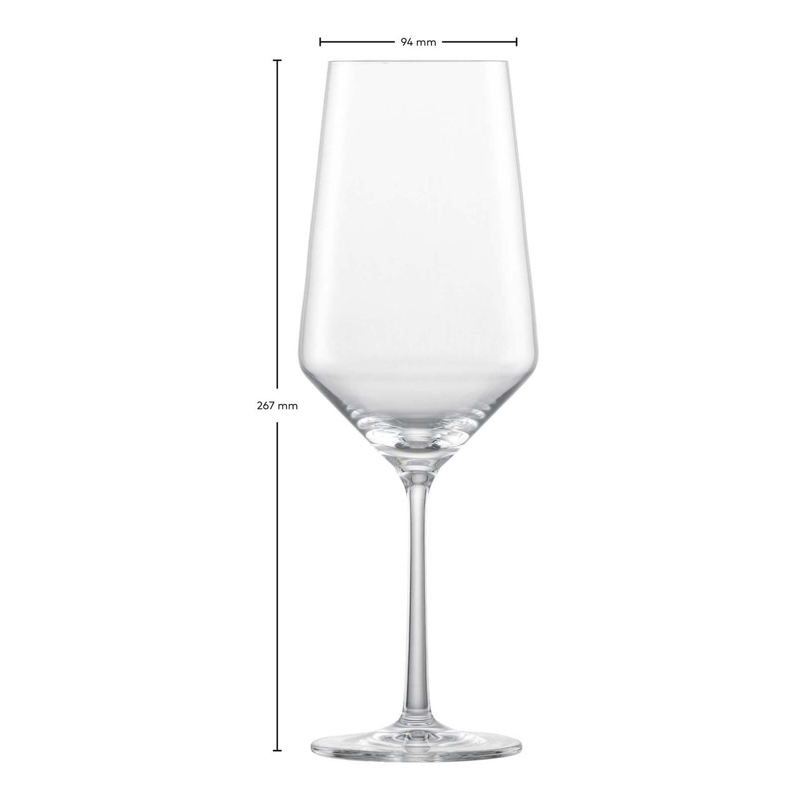 Schott Zwiesel Pure Tritan Crystal Bordeaux Glass, 23 ounce, Set Of 6
