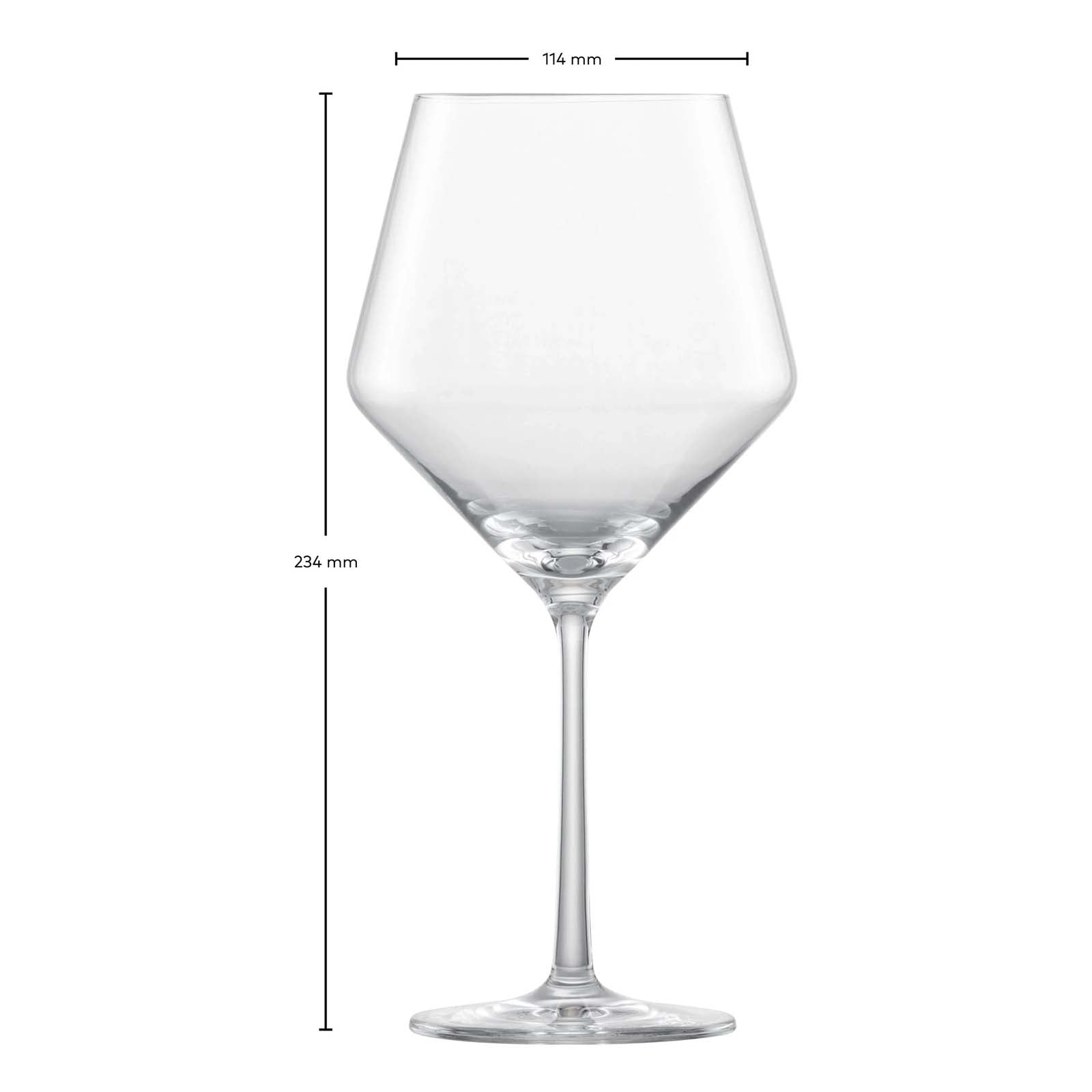 Schott Zwiesel Pure Tritan Crystal Burgundy Glass, 23.4 ounce, Set Of 6