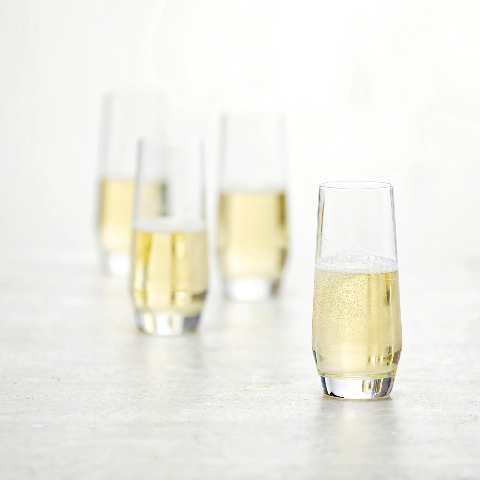 Schott Zwiesel Pure Tritan Crystal Stemless Champagne Glass, Set of 6