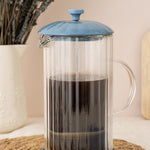 Price & Kensington Luxe French Press, 350 ml, Bluebell