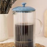 Price & Kensington Luxe French Press, 350 ml, Bluebell