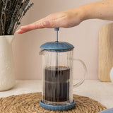 Price & Kensington Luxe French Press, 350 ml, Bluebell
