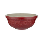 Mason Cash Pumpkin Mixing Bowl Size 18, 2.85-Quart, Dark Red