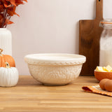 Mason Cash Pumpkin Mixing Bowl Size 24, 2.15-Quart, Cream