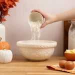 Mason Cash Pumpkin Mixing Bowl Size 24, 2.15-Quart, Cream