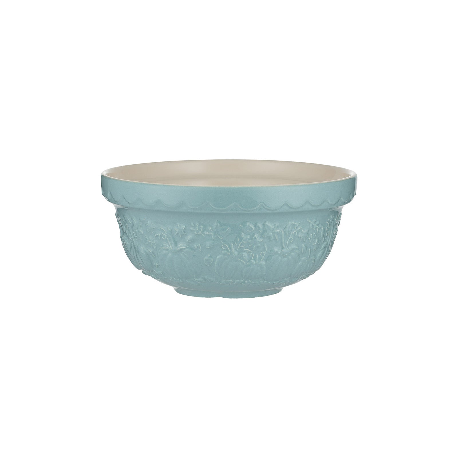 Mason Cash Pumpkin Mixing Bowl Size 30, 1.15-Quart, Blue