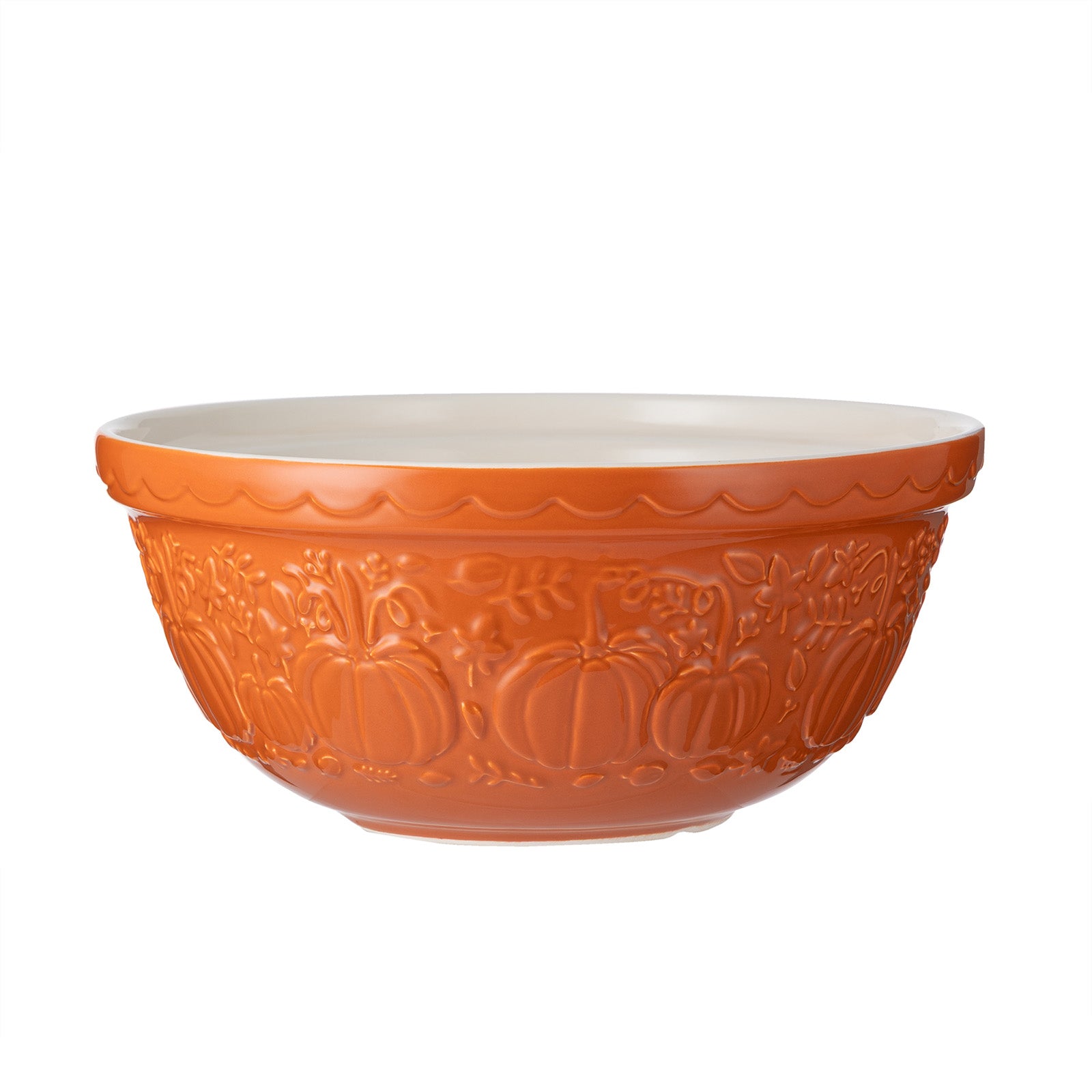 Mason Cash Color Mix Pumpkin Size 12 Mixing Bowl, 4.25 Quart