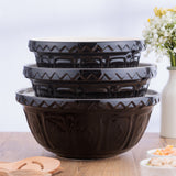 Mason Cash Color Mix Black Size 24 Mixing Bowl, 2.15 Quart