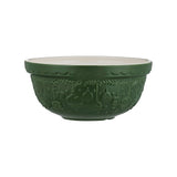 Mason Cash Deck The Halls Size 24 Green Mixing Bowl, 2.15 Quart