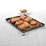 Lekue 12-Inch x 16-Inch Non-Spill Baking Sheet, Black