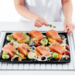 Lekue 12-Inch x 16-Inch Non-Spill Baking Sheet, Black