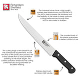 Richardson Sheffield Universal 10-Inch Butcher Knife with Notches