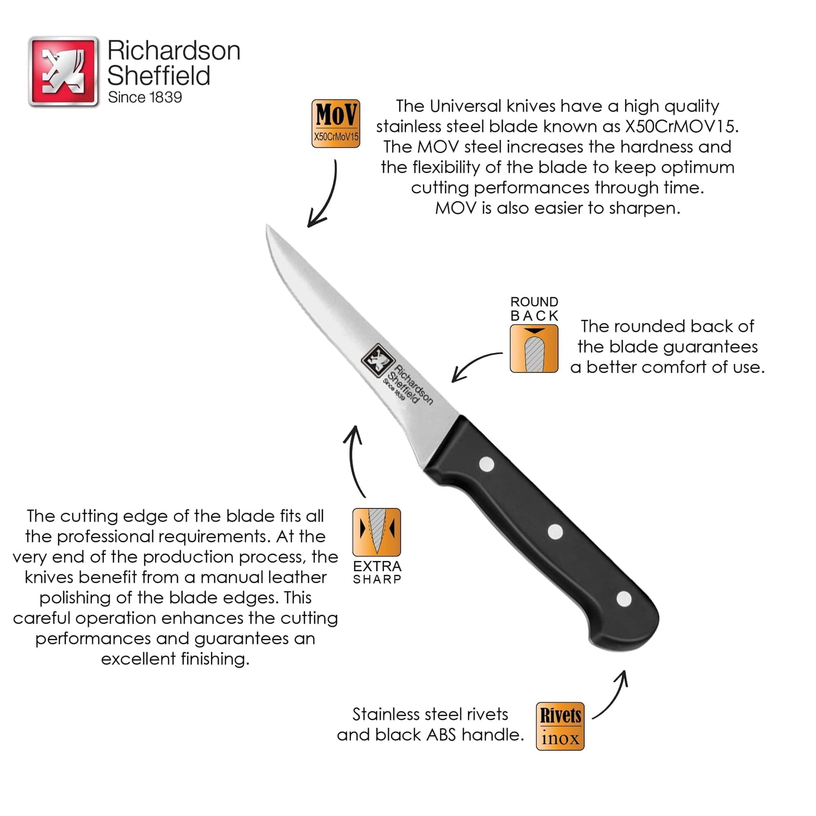 Richardson Sheffield Universal 5-Inch Boning Knife