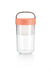 Lekue Jar-To-Go 2 Piece Travel Jar Container Set, 20 Ounce, Coral