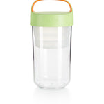Lekue Jar-To-Go 2 Piece Travel Jar Container Set, 20 Ounce