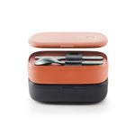 Lekue Lunch Box To Go Travel Container Set, Coral