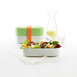 Lekue Lunch Box To Go Travel Container Set, Citrus Fruit