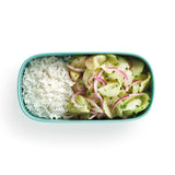 Lekue Lunch Box To Go Travel Container Set, Turquoise