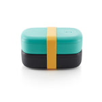Lekue Lunch Box To Go Travel Container Set, Turquoise
