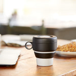 Lekue Mug To Go Reusable Travel Mug, 11.8 Ounce, Coral