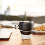 Lekue Mug To Go Reusable Travel Mug, 11.8 Ounce, Coral