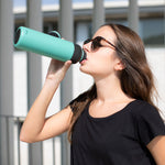 Lekue Insulated Bottle To Go, 16.9-ounce, Turquoise