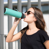 Lekue Insulated Bottle To Go, 16.9-ounce, Turquoise