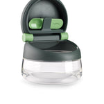 Lekue Salt Cellar, Glass and ABS, 16.9 oz, Black