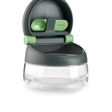 Lekue Salt Cellar, Glass and ABS, 16.9 oz, Black