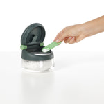 Lekue Salt Cellar, Glass and ABS, 16.9 oz, Black