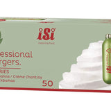 iSi Eco-Series Professional N2O Whipped Cream Chargers, 50-Pack