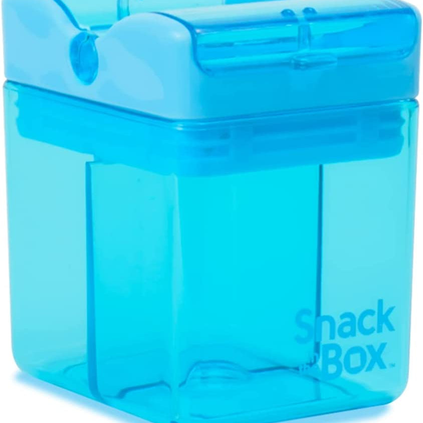 Precidio Design Snack in the Box Eco-Friendly Reusable Snack Container, Blue