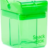 Precidio Design Snack in the Box Eco-Friendly Reusable Snack Container, Green