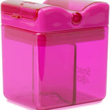 Precidio Design Snack in the Box Eco-Friendly Reusable Snack Container, Pink
