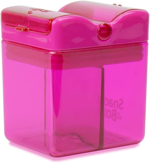 Precidio Design Snack in the Box Eco-Friendly Reusable Snack Container, Pink
