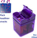 Precidio Design Snack in the Box Eco-Friendly Reusable Snack Container, Purple